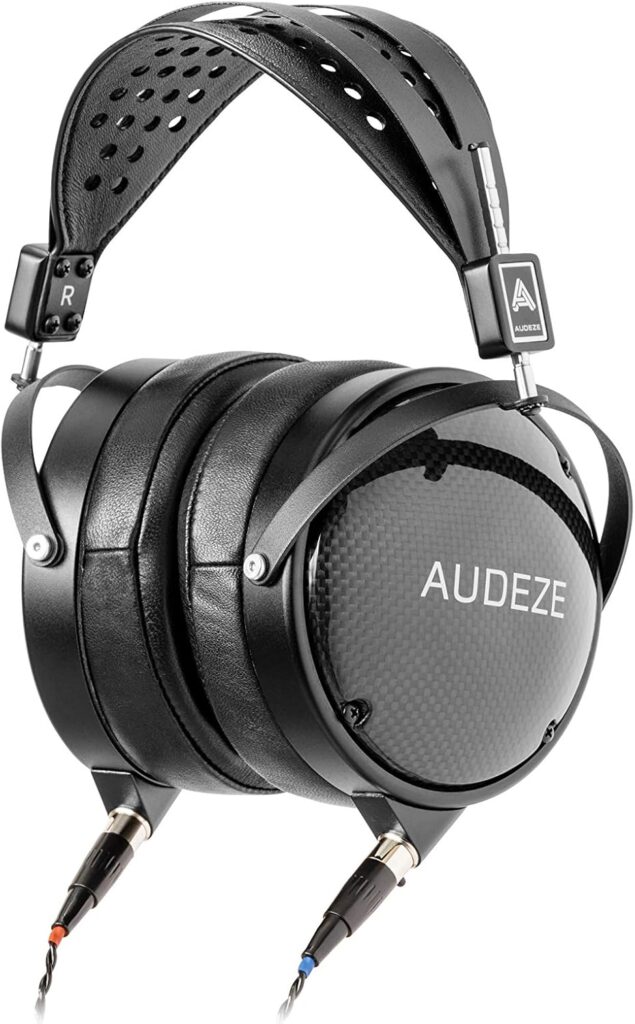 Audeze LCD-XC Over Ear Closed Back Headphone, Carbon Weave earcups with Suspension Headband, Creator Edition with Economy Carry case