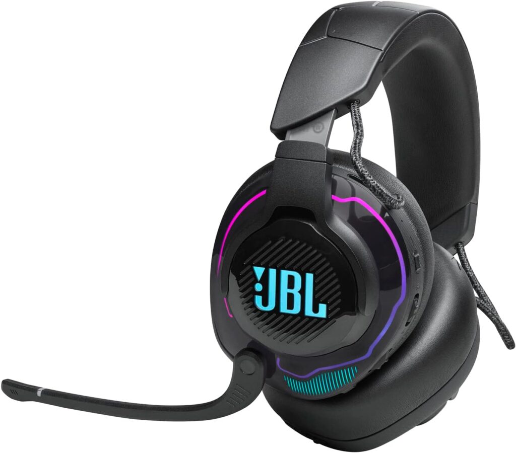 BL Quantum 910 - Wireless Over-Ear Performance Gaming Headset with Head Tracking-Enhanced, Active Noise Cancelling and Bluetooth, QuantumSPATIAL 360, Low Latency Wireless System (Black)