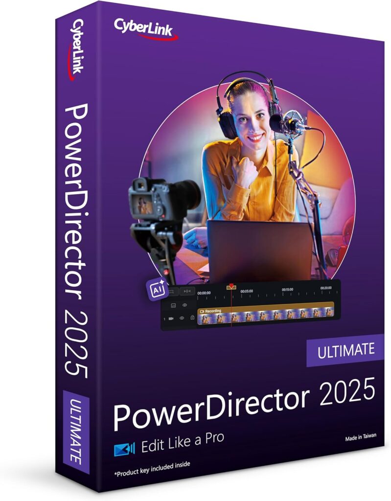 CyberLink PowerDirector 2025 Ultimate Easy-to-Use AI Video Editing Software