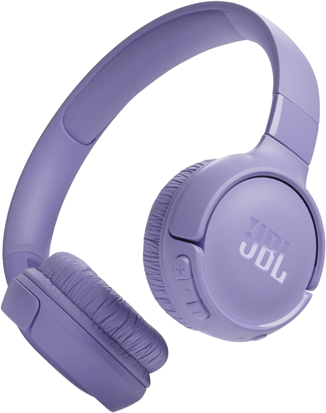 JBL Tune 520BT - Wireless On-Ear Headphones, Up to 57H Battery Life and Speed Charge, Lightweight, Comfortable and Foldable Design, Hands-Free Calls with Voice Aware (Purple)