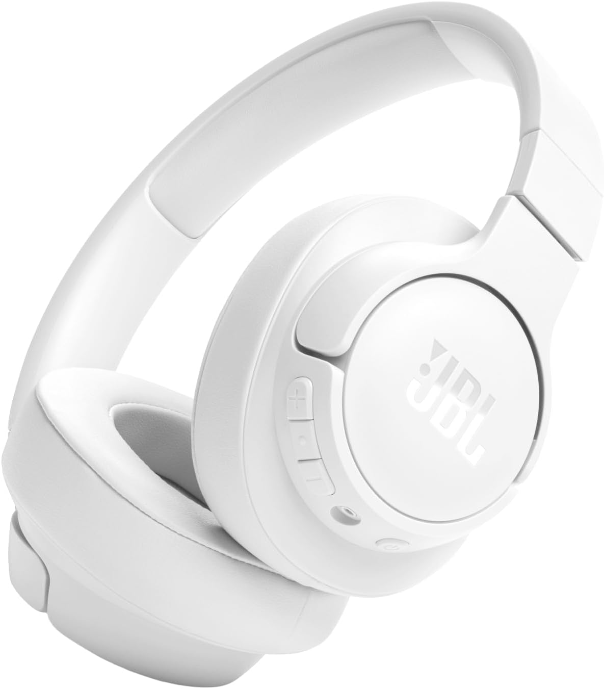 JBL Tune 720BT - Wireless Over-Ear Headphones with JBL Pure Bass Sound, Bluetooth 5.3, Up to 76H Battery Life and Speed Charge, Lightweight, Comfortable and Foldable Design (White)